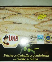 Filetes de caballa de Andalucía en aceite oliva