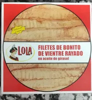 Filetes bonito vientre rayado