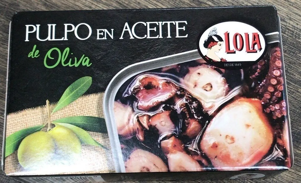 Pulpo en aceite de oliva