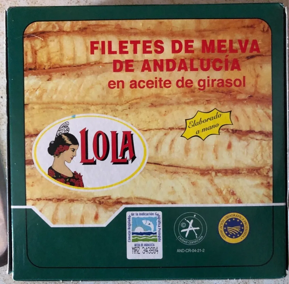 Filetes de melva de Andalucia