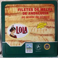 Filetes de melva de Andalucia