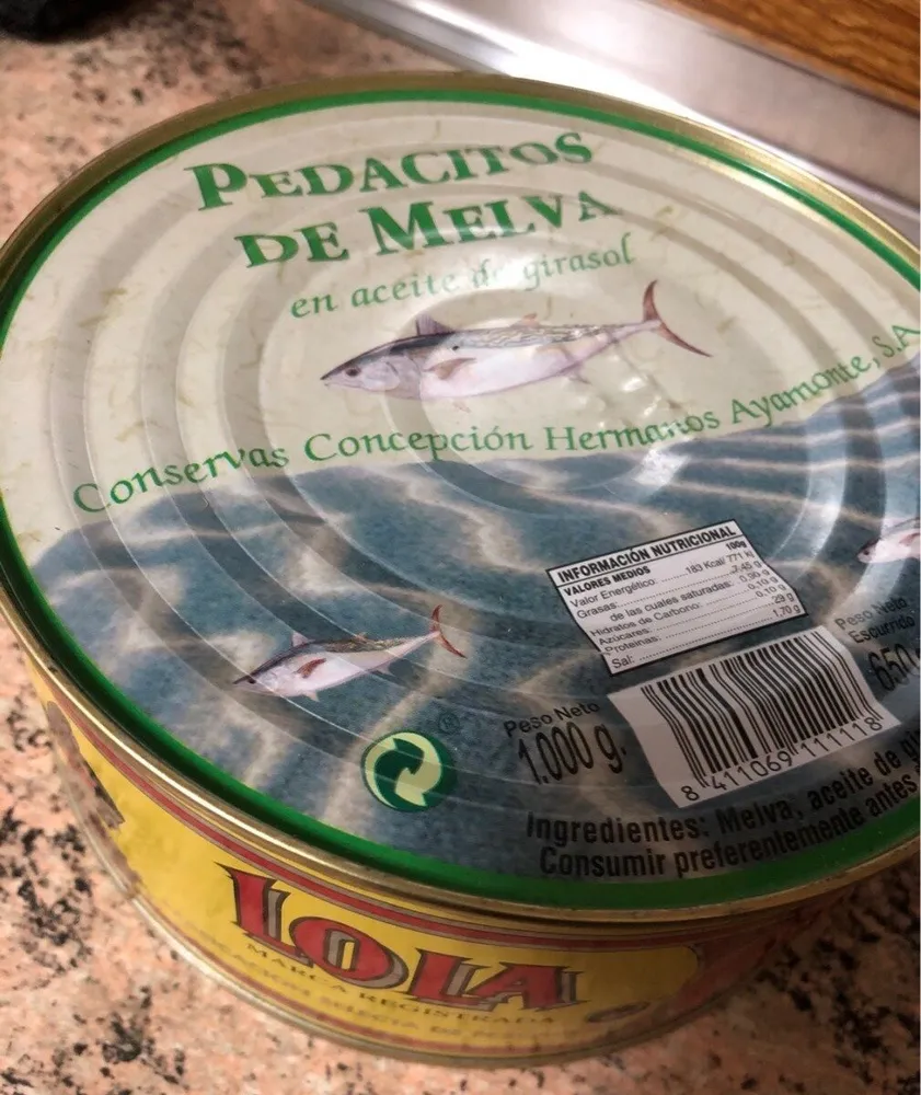 Pedacitos de melva