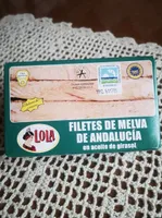 Filetes de melva de Andalucía en aceite de girasol