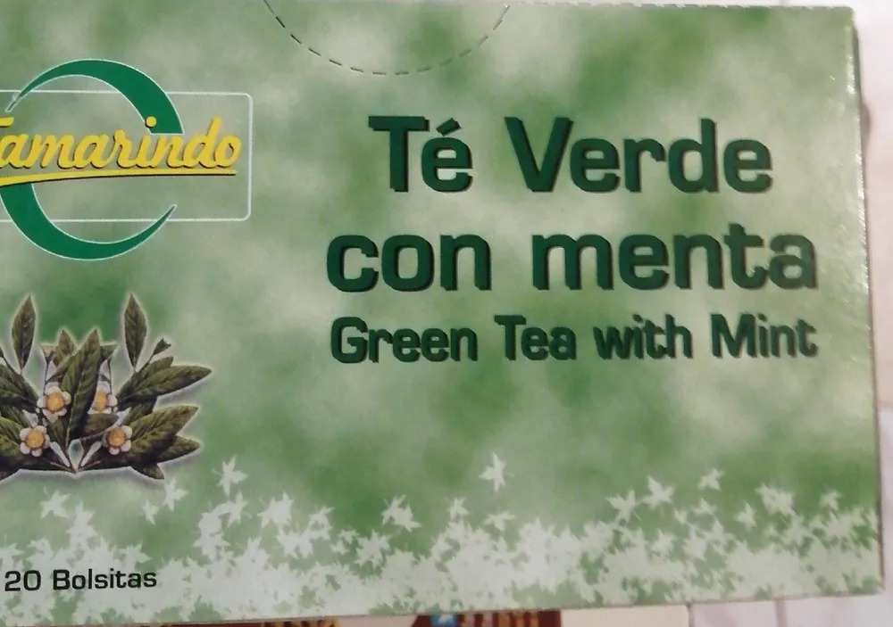 Té verde con menta