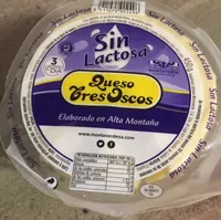 Queso tres oscos sin lactosa