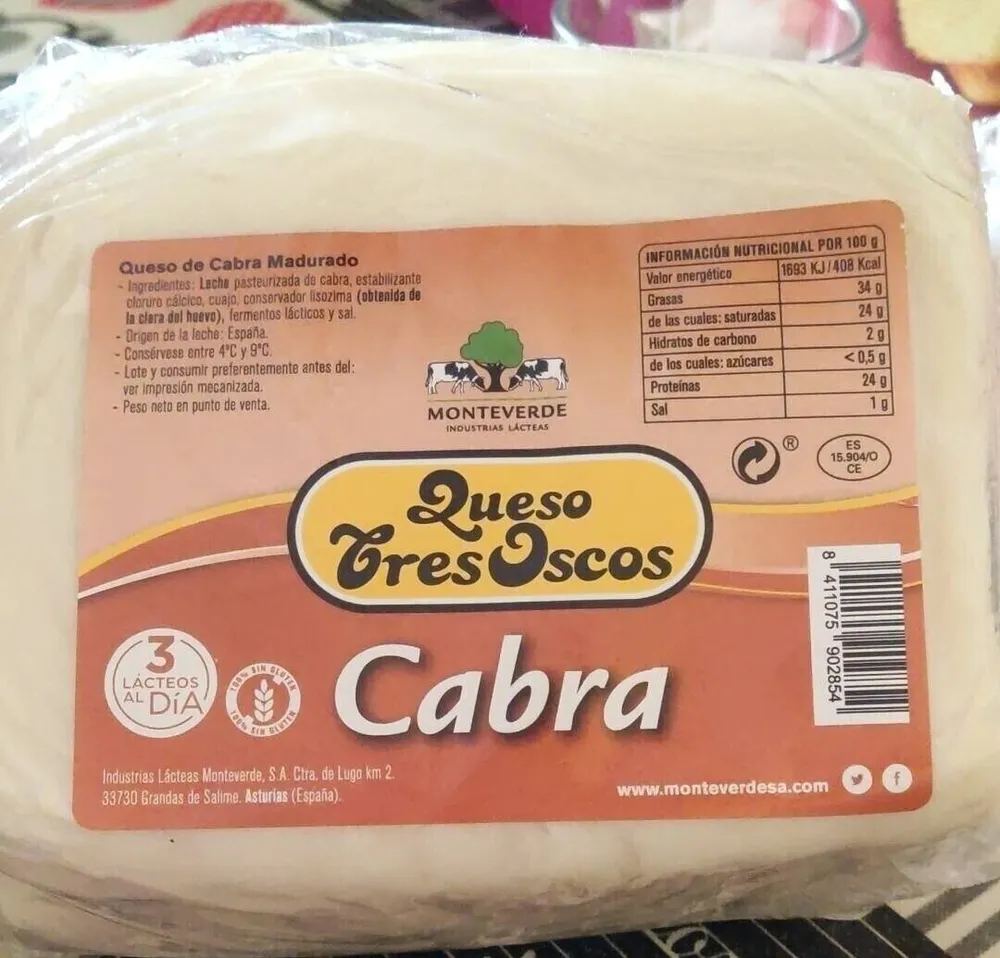 Queso tresoscos Cabra