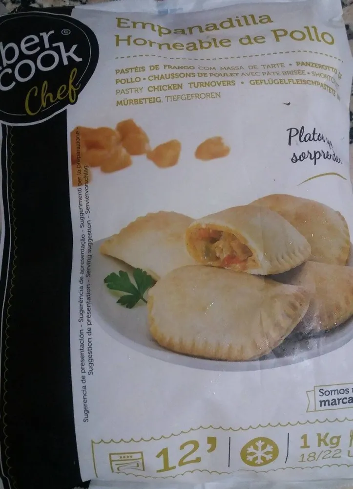 Empanadillas horneable de pollo