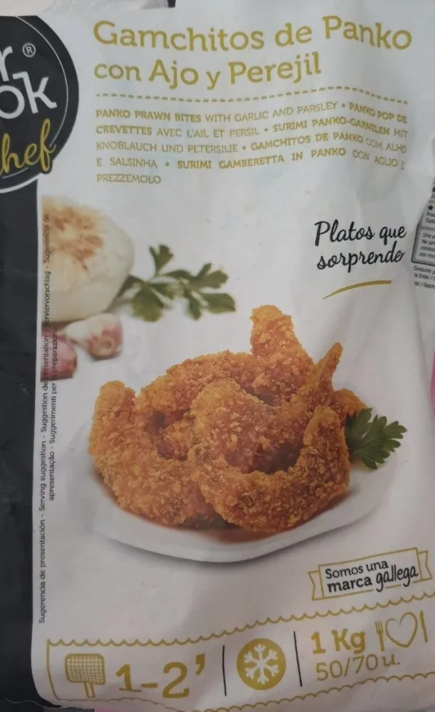 Crevettes a l ail et persil