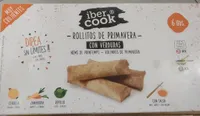Rollitos de primavera con verduras