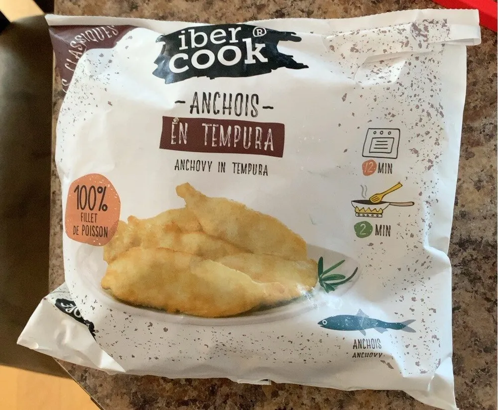 Anchois en tempura