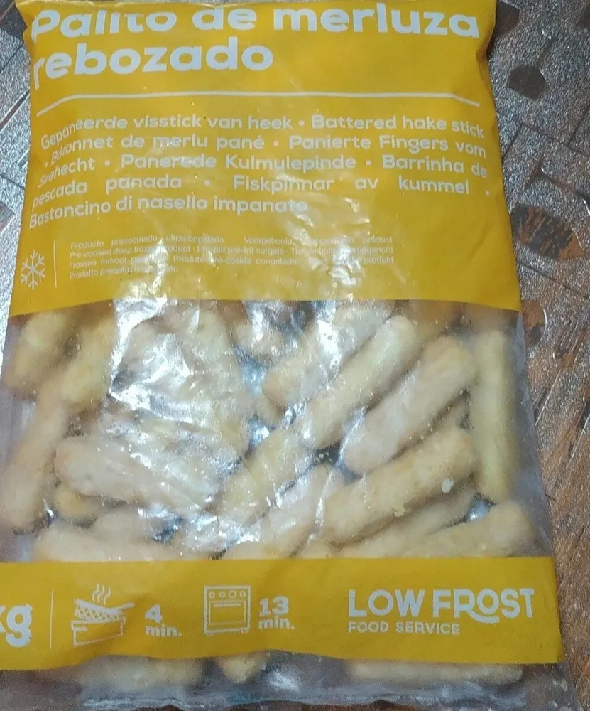 Palito de merluza rebozado