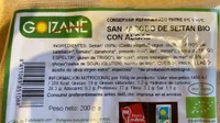 San jacobo de seitan bio con algas