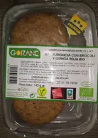 Hamburguesa con brócoli y quinoa roja Bio