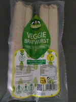 Veggie bratwurst