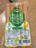 Salchichas vegetales con queso