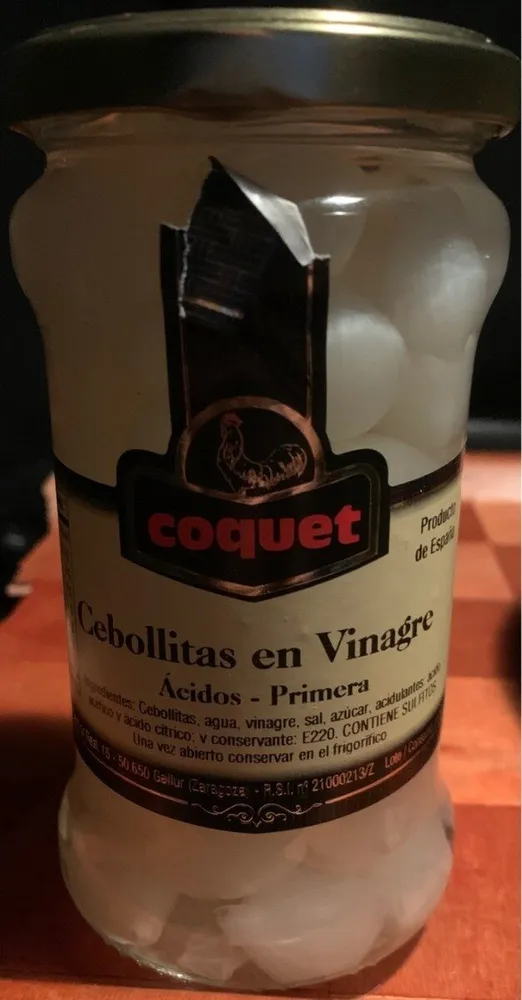 Cebollitas en vinagre