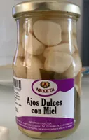 Ajios dulces con miel