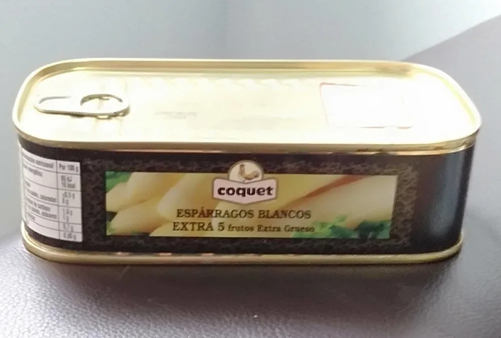 Espárragos blancos extra 5 frutos