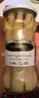Espárragos blancos en bote
