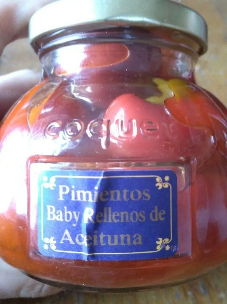 Pimiento baby rellenos de Aceituna