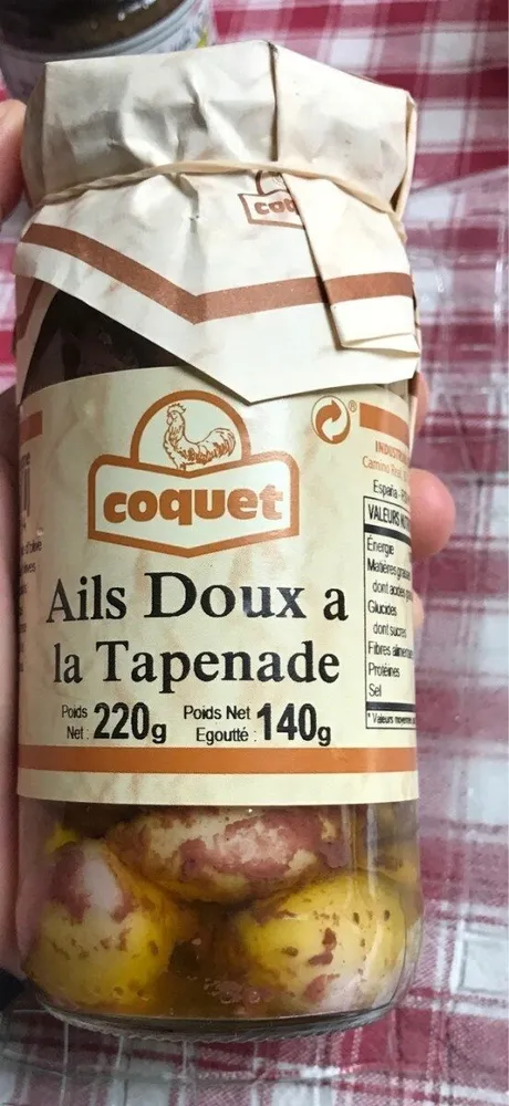 Ails doux a la tapenade