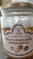 Olives manzanilla denoyautees