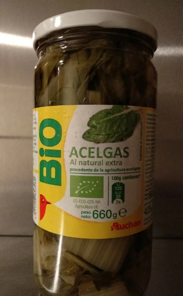 Acelgas al natural extra