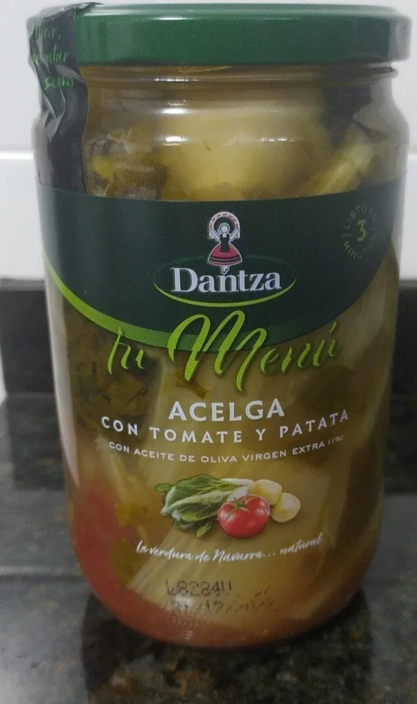 Acelga con tomate y patata