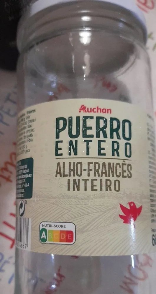 Puerro entero