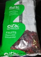 Frutas desecadas deshidratadas arándano rojo entero