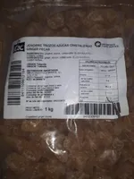 Jengibre trozos azúcar cristalizado