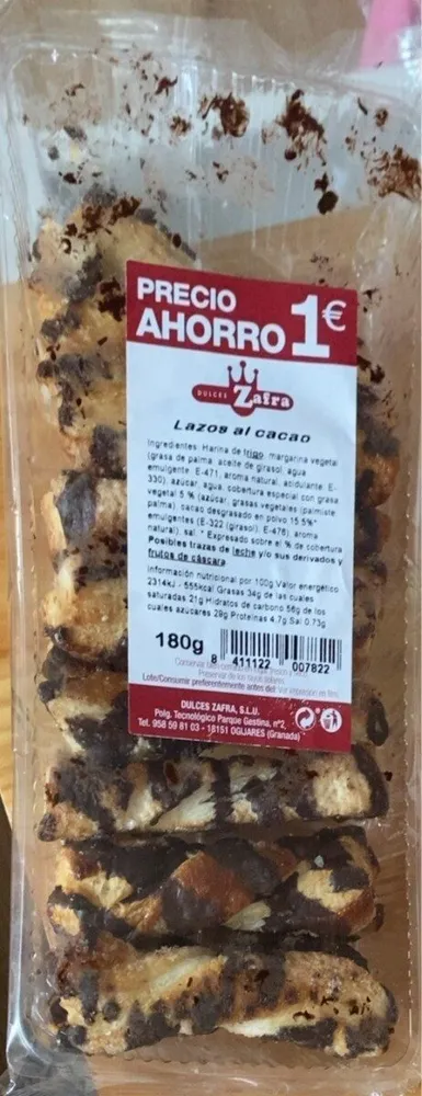 Lazos al cacao