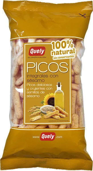 Picos integrales con sésamo natural