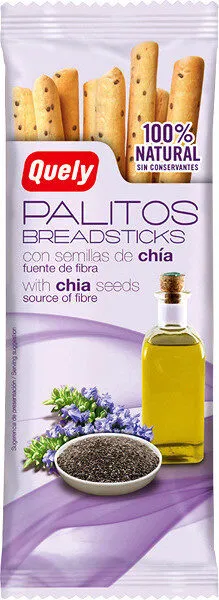 Palitos con semillas de chía