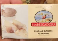 Almejas blancas al natural