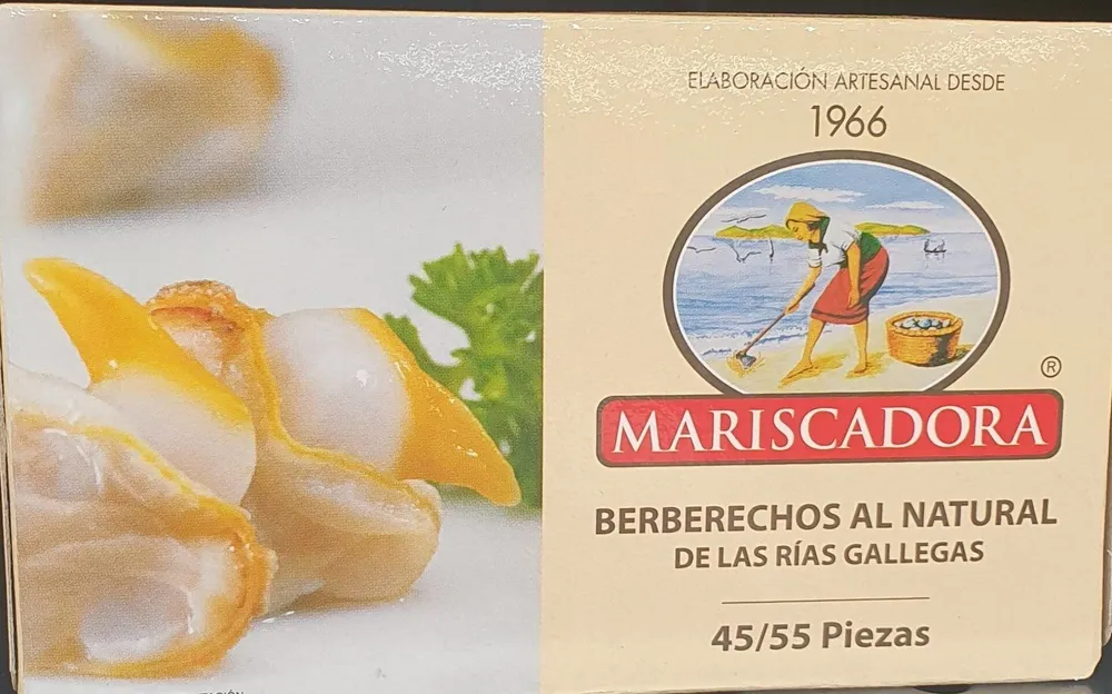 Berberechos al natural