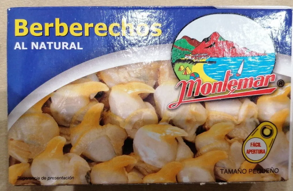 Berberechos al natural