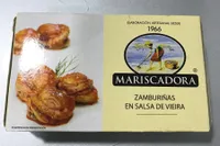 Zamburiñas en salsa de vieira