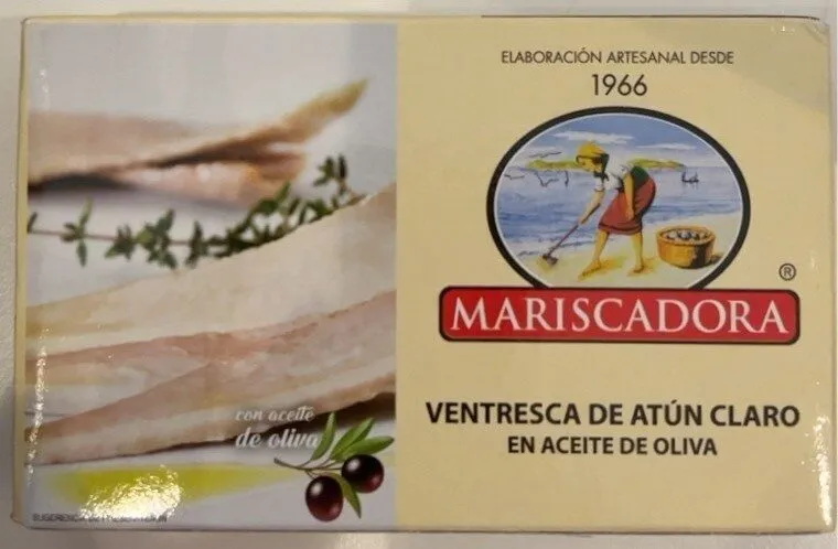 VENTRESCA DE ATUN CLARO EN ACEITE DE OLVIA