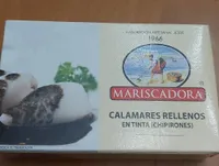 Calamares rellenos en tinta