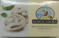 Rodajas de pulpo relleno