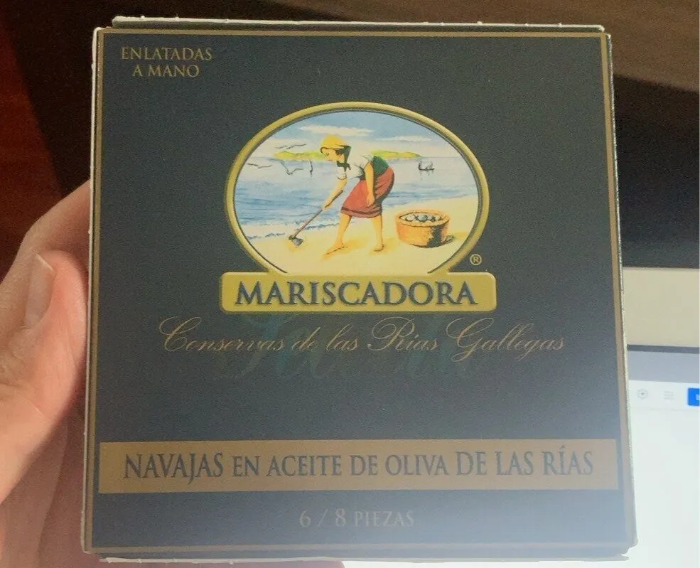 Navaja en aceite de oliva de las rias
