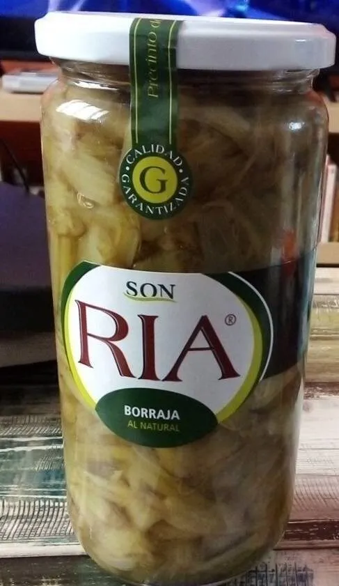 Borraja al natural