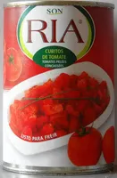 Tomates pelées concassées (Cubitos de Tomate)