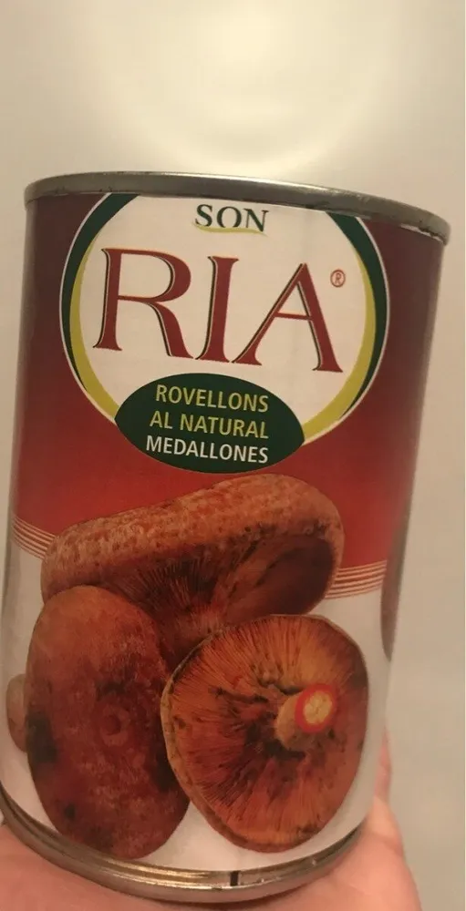 Rovellons al natural medallones
