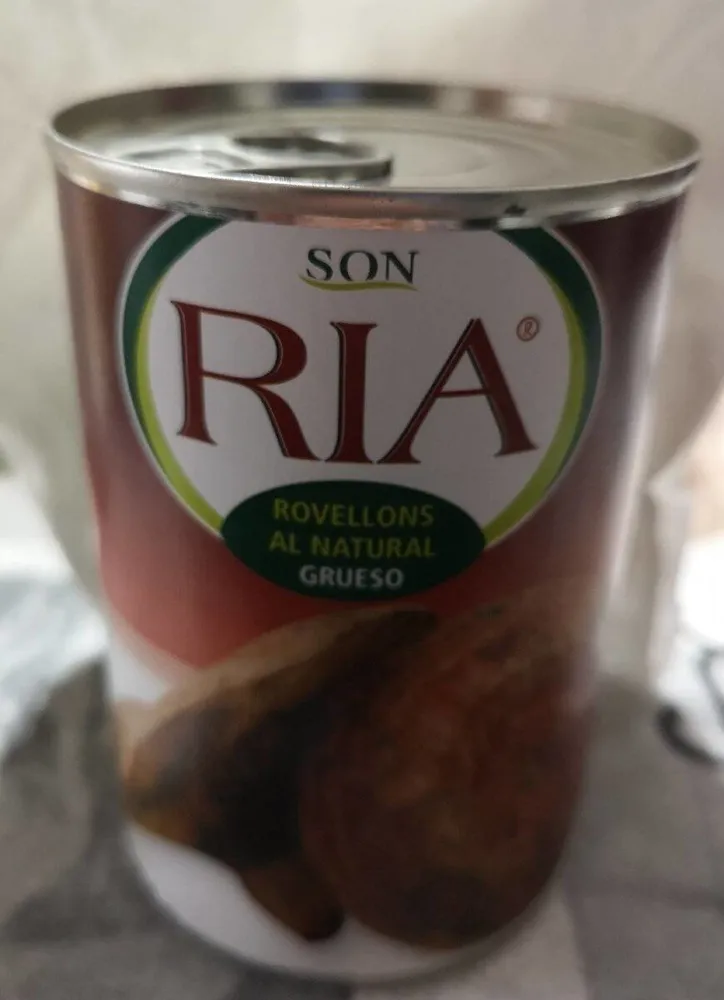 Rovellons al natural grueso