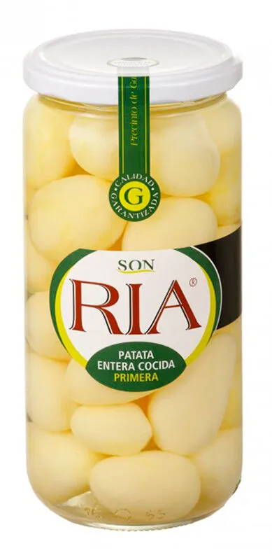 Patata entera cocida primera