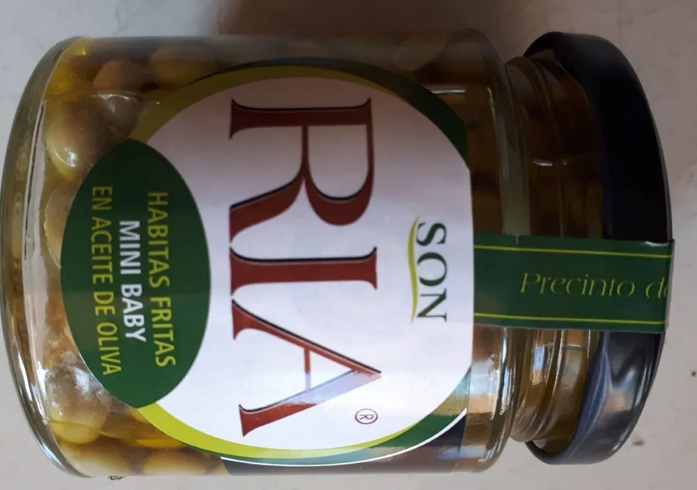 Habitas fritas en aceite de oliva