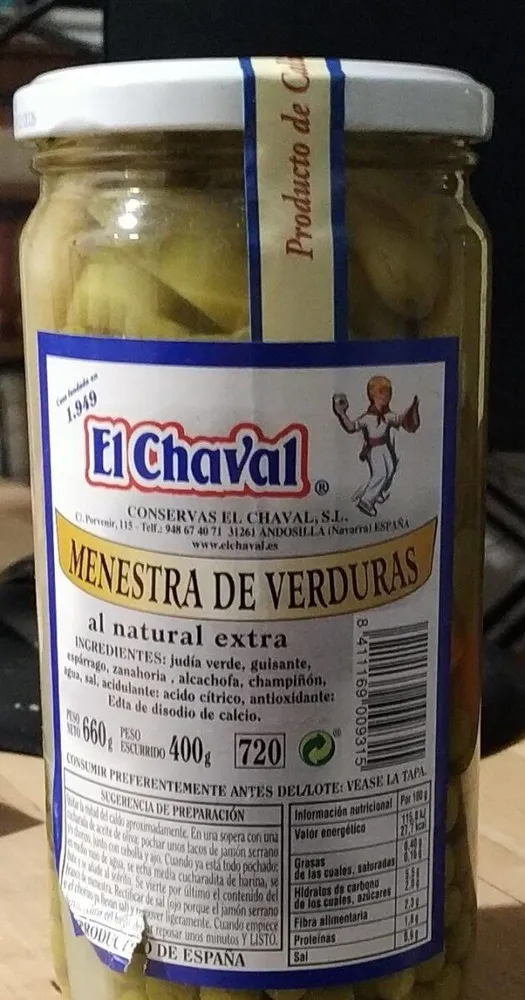 Menestra de Verduras