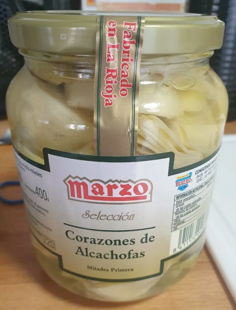 Corazones de alcachofas
